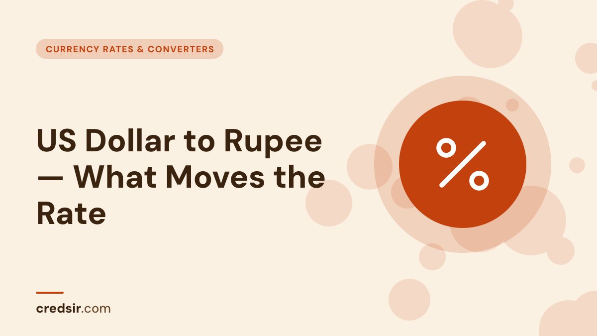 Credsir Currency Rates & Converters guide cover with a percent icon