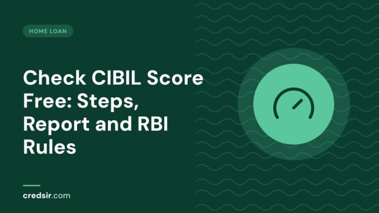 Credsir Home Loan guide cover with a gauge icon