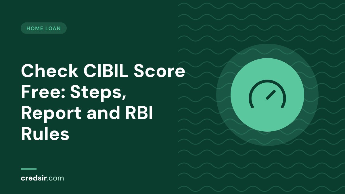 Credsir Home Loan guide cover with a gauge icon