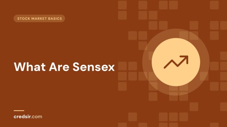 Credsir Stock Market Basics guide cover with a trending up icon
