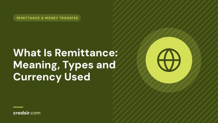 Credsir Remittance & Money Transfer guide cover with a globe icon