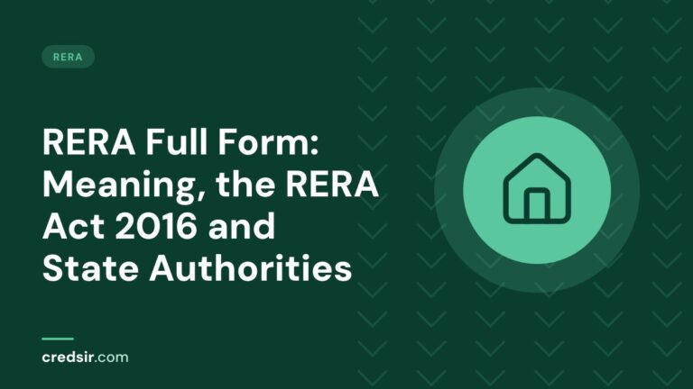 Credsir RERA guide cover with a house icon