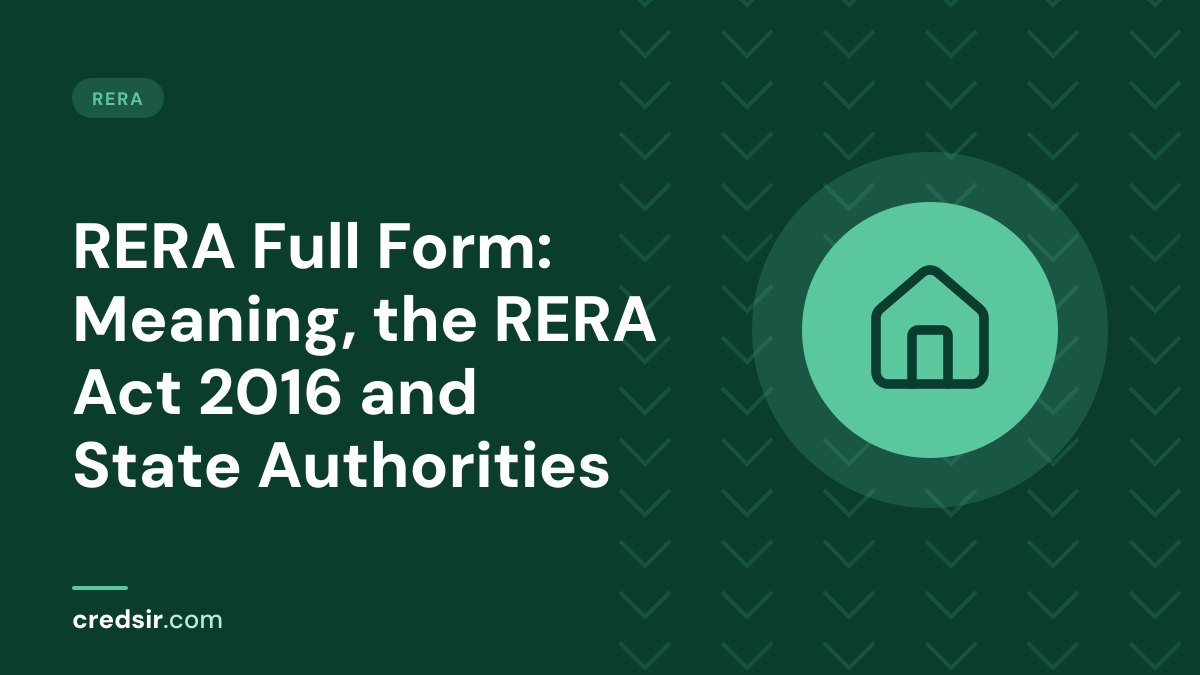 Credsir RERA guide cover with a house icon